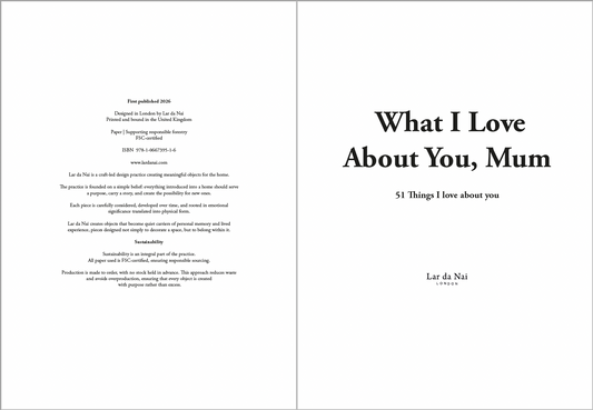 What I Love About You, Mum