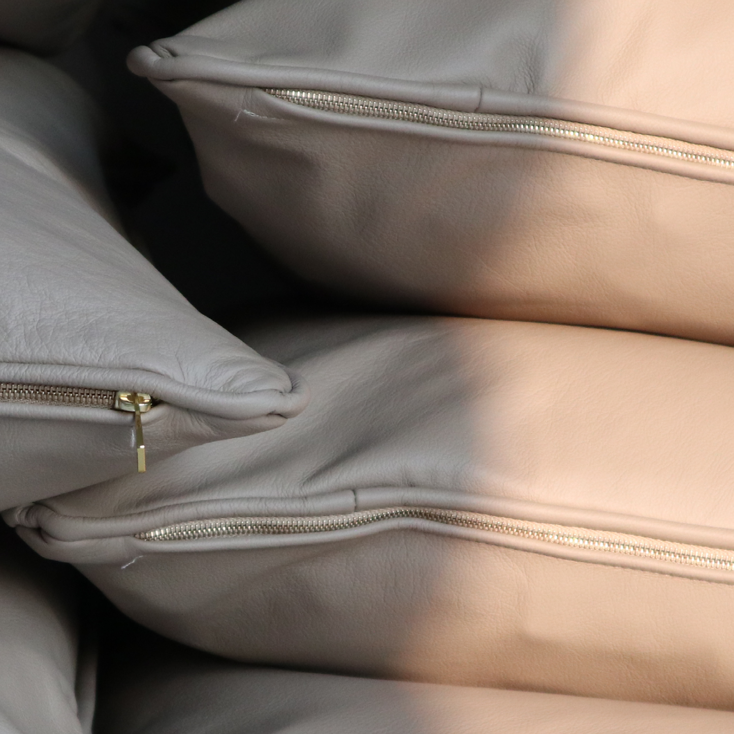Leather cushion to create stories