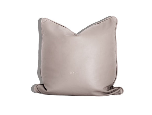 A Luxury Leather Cushion for Father's Day Gifting and Storytelling