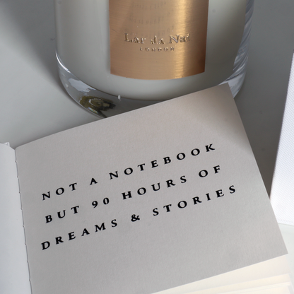 90 Hours of Stories Lar da Nai Scented Candle & Notebook