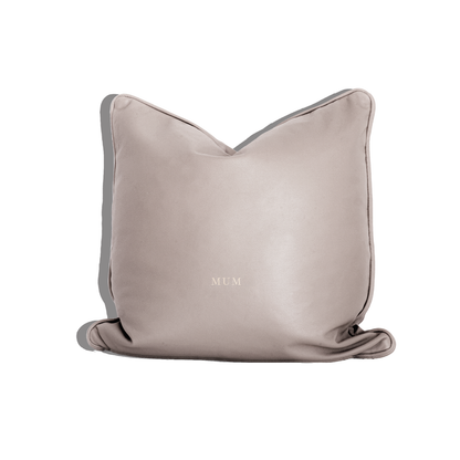 Leather cushion to create stories